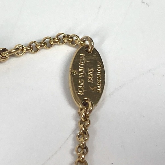 LOUIS VUITTON Black Charm Bracelet - Picture 3 of 9